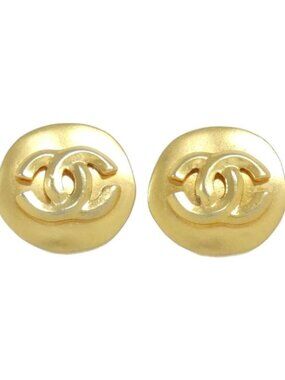 Chanel Vintage Earrings Gold